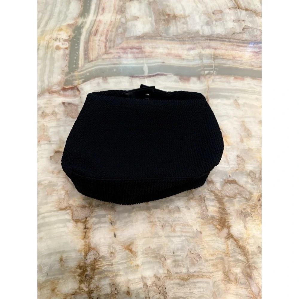 Kate Spade New York Black Textured Belt Bag Fanny Pack Zip Waist Bag